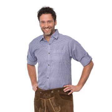 Oktoberfest Overhemd Blauw