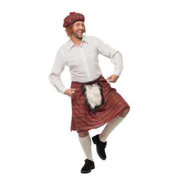Scottish Man Costume - One-Size