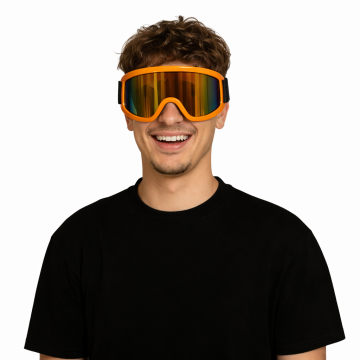 Ski Glasses Light Orange - 6 Pack