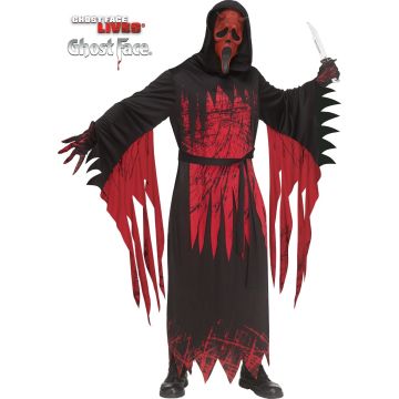 Aged Devil Face Costume Official Licence - One Size
