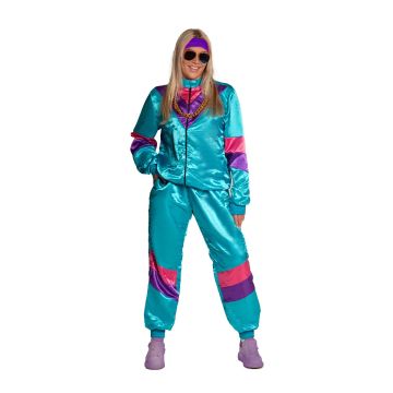80's Shell Suit with Accessoiries Blue
