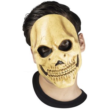 Face Mask - Simple Skull Tan