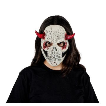 Face Mask - Horned Skull