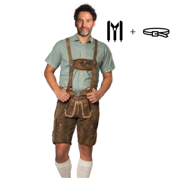 Lederhose Kitzbuhel Short (Cow Leather)