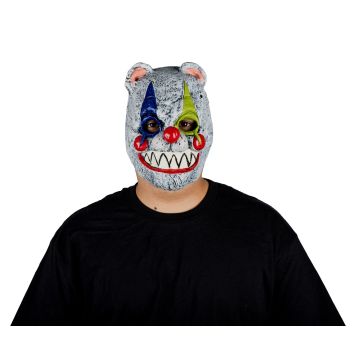 Volledig Hoofdmasker - Frighty Clown Bear