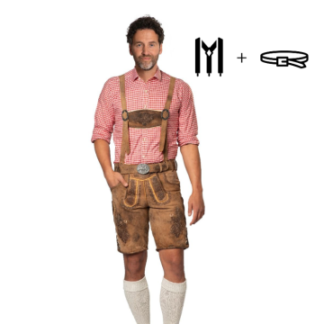 Lederhose Lech Short (Goat Leather)