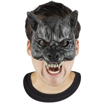 Half Mask - Black Wolf