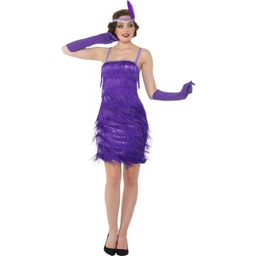 Purple Flapper Dress