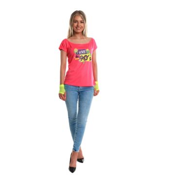 Ladies 90's T-shirt Pink