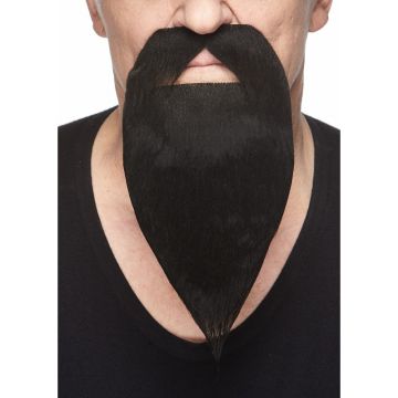 Philosopher Mustache & Beard Black - 6 Pack