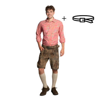 Lederhose Brixen Short (Cow Leather)