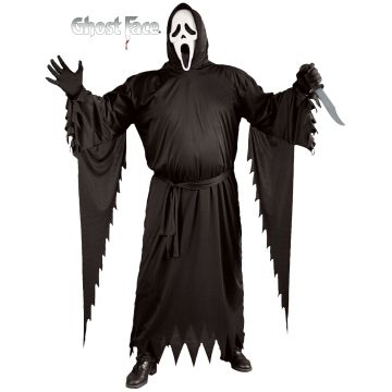 Ghost Face Aged Costume Official Licence 