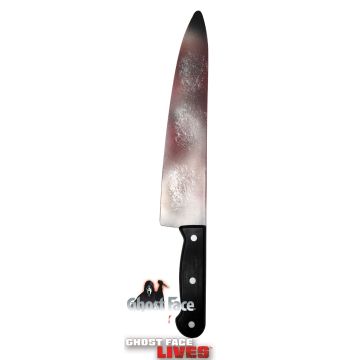 Ghost Face Bebloed Slagersmes Officiele Licentie - 38 cm