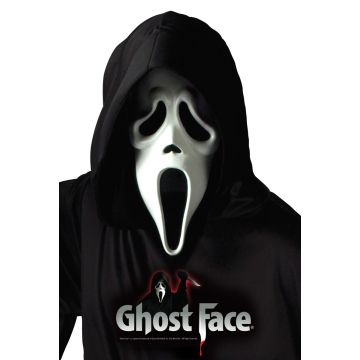 Ghost Face Masker met Capuchon Officiele Licentie