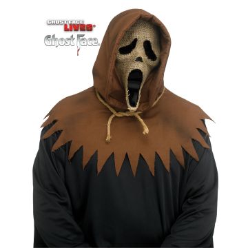 Ghost Face Scarecrow Hooded Mask Official Licence