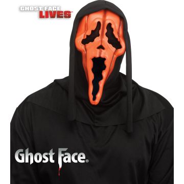 Ghost Face Pompoen Masker met Capuchon Officiele Licentie