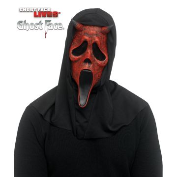 Ghost Face Aged Devil Hooded Mask Official Licence