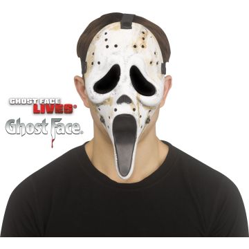 Ghost Face Hockey Mask Distressed Official Licence