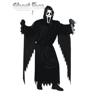 Ghost Face Kostuum Officiele Licentie - One Size S/M/L