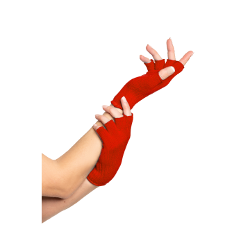 Vingerloze Handschoenen Rood - 6 Paar - One-Size
