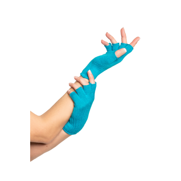 Vingerloze Handschoenen Turquoise - 6 Paar - One-Size