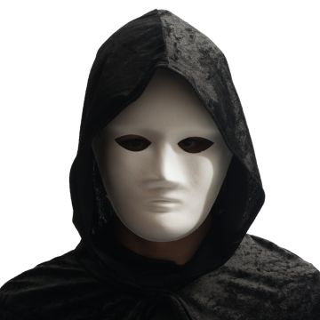 Mask White Face to be Painted - 6 Pack