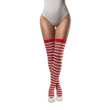 Stockings Red/White - 6 Pack