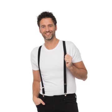 Suspenders Black - Width 2,5 cm