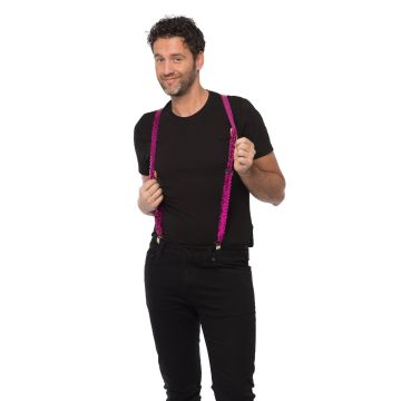 Suspenders Sequens Fuchsia - Width 2,5 cm