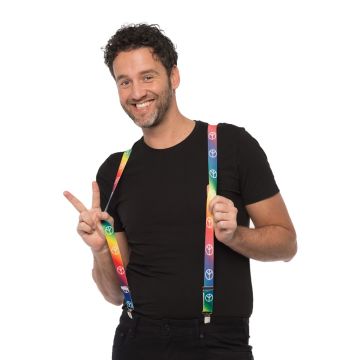 Suspenders Peace - Width 2,5 cm