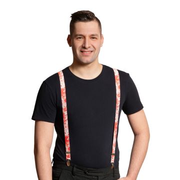 Bretels Bloed - Breedte 2,5 cm - 6 Pack