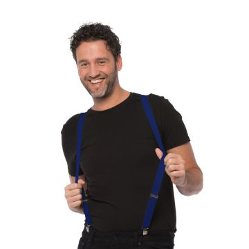 Bretels Blauw - Breedte 2,5 cm - 6 Pack