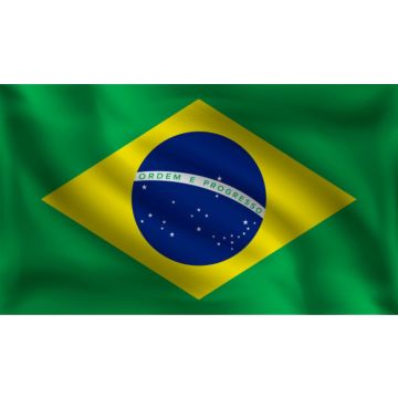 Country Flag Brasil 90 x 150 cm - 100% polyester