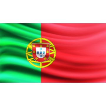 Country Flag Portugal 90 x 150 cm - 100% polyester - 3 Pack