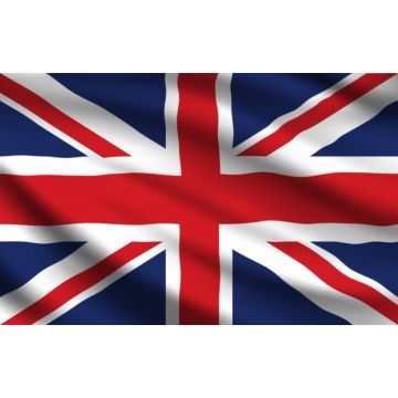 Country Flag UK 90 x 150 cm - 100% polyester - 3 Pack