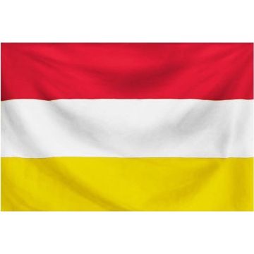 Flag Oeteldonk -  Red/White/Yellow - 90 x 150 cm - 3 Pack