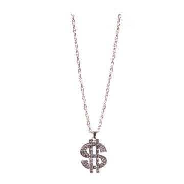 Dollar Silver Necklace Metal