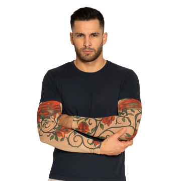 Tattoo Sleeves Rozen Multicolor - 12 Pack