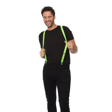 Suspenders Neon Green - Width 3 cm