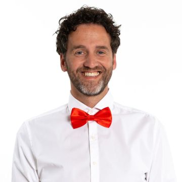 Vlinderstrik Rood - 6 Pack