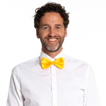 Bow Tie Neon Yellow - 6 Pack