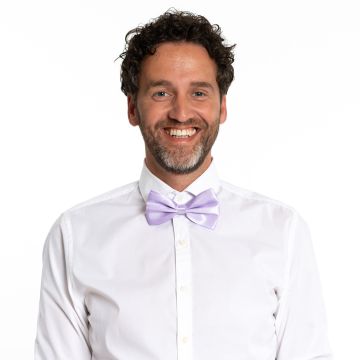 Vlinderstrik Paars - 6 Pack