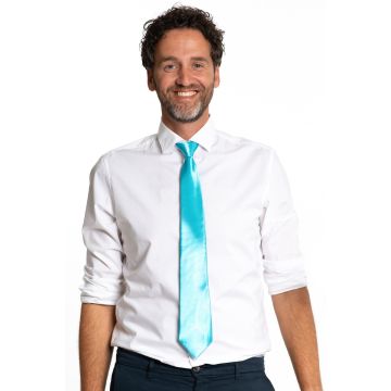 Stropdas Turquoise - 50 cm