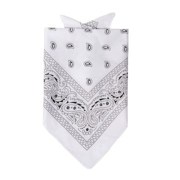 Bandana Traditioneel Wit- 52 x 55 cm - 12 Pack