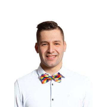 Bow Tie Rainbow - 6 Pack