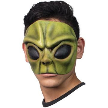 Half Mask - Green Alien