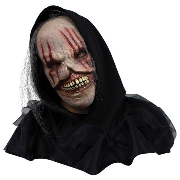 Face Mask with Hair - Wicked Scratched