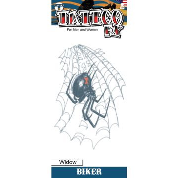 Biker Tattoos - Widow - 6 Pack
