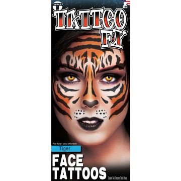 Costume Face Kits - Tiger - 6 Pack