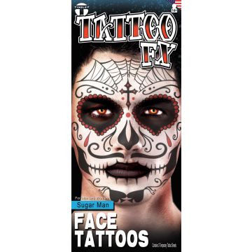 Costume Face Kits - Sugar Man - 6 Pack